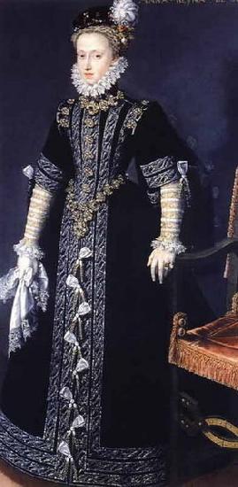 Juan Pantoja de la Cruz Portrait of Anna of Austria oil painting picture
